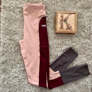 Gymshark High Waisted Color block Leggings
